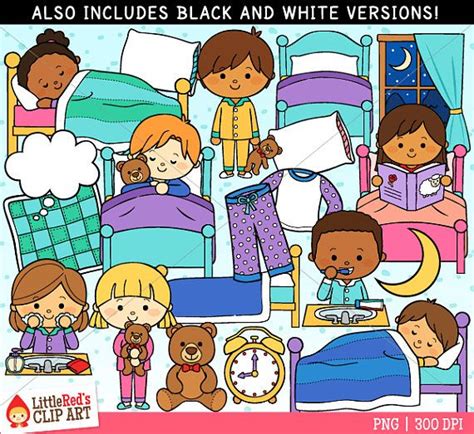 This Is A Cute Collection Of Bedtime Clipart Including 39 Graphics