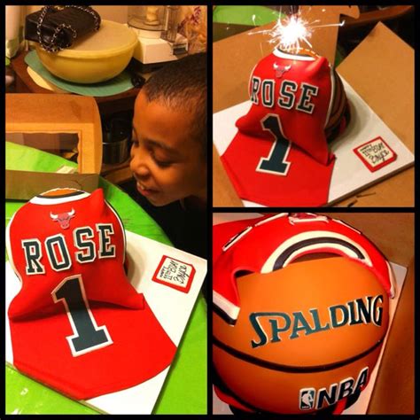 My Nephews Chicago Bulls Jerseybasketball Cakehe Was So Happy It Definitely Was The Most