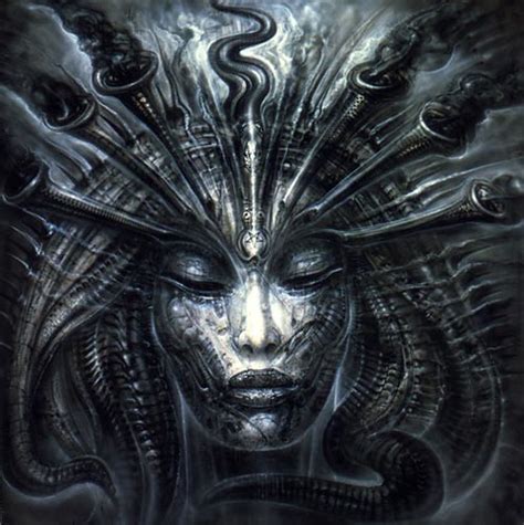 Hr Giger Gigers Alien Design Inspired By His Painting