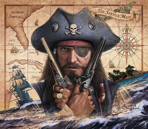 Spanish Main Pirate By Mgl Meiklejohn Graphics Licensing In 2021