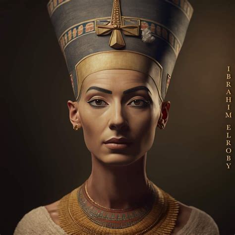 Queen Nefertiti By Ai Egyptian Queen Ancient Egyptian Modern Egypt Queen Nefertiti Ancient