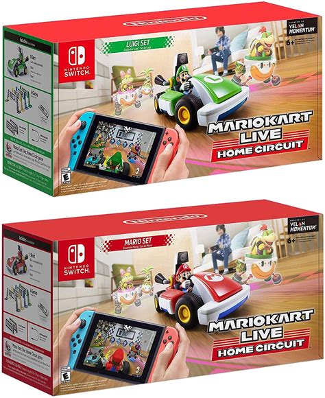 Nintendo Switch Mario Kart Live Home Circuit Mario Set And Luigi