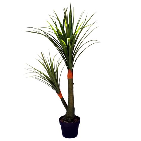 110cm Artificial Dracaena Yukka Style Spider Palm Tree Leaf