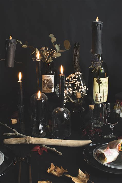Tous Les Articles De Déco Son Et Lumière Halloween - Déco de table clair-obscur pour Halloween - C by Clemence