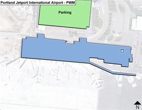 Portland Jetport Pwm Airport Terminal Map