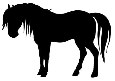 Black Horse Clipart Capturing The Beauty And Strength Of Equine Majesty