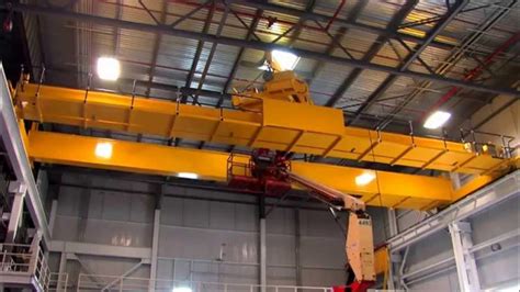 40 Ton Overhead Crane Fast Motion Installation And Test Youtube