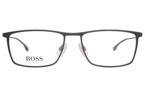 hugo boss 0976 003 titanium eyeglasses men s matte black full rim 57 17 145