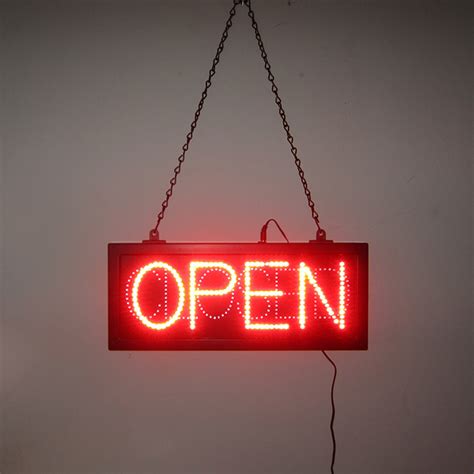 Neon Open Closed Sign