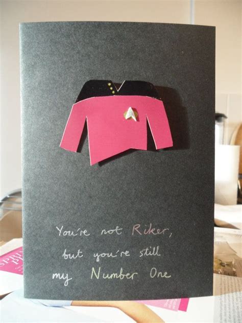 Star Trek Valentines Greetings Card Riker Anniversary