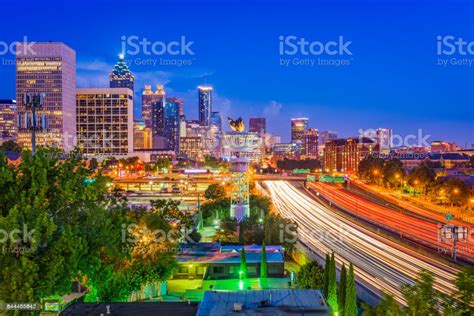 Atlanta Georgia Skyline Stock Photo Download Image Now Istock