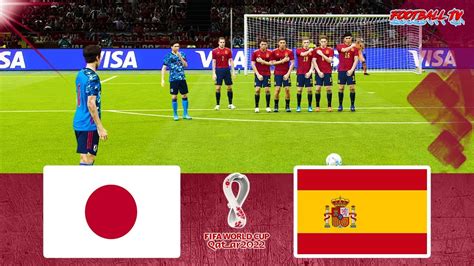 Pes 2021 Japan Vs Spain Fifa World Cup Qatar 2022 Full Match