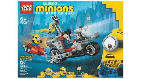 Lego Minions The Rise Of Gru Unstoppable Bike Chase 75549 Speed