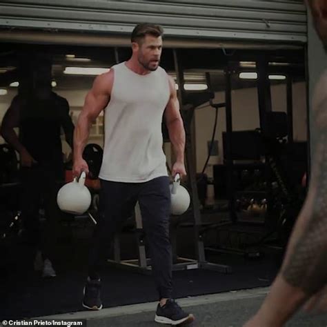 Thor Star Chris Hemsworth Shows Off His Bulging Biceps In A New Ad For
