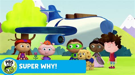 Super Why Alpha Pig Builds A Jet Pbs Kids Youtube