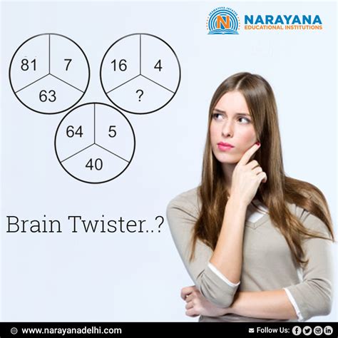 Solve This Brain Twister Narayanadelhi Braintwister Brain Twister