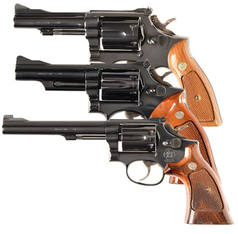 Sold Price 3 Smith And Wesson K Frame Revolvers October 6 0119 1000