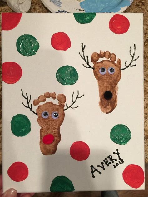 21 Cute And Fun Christmas Handprint And Footprint Crafts For Kids