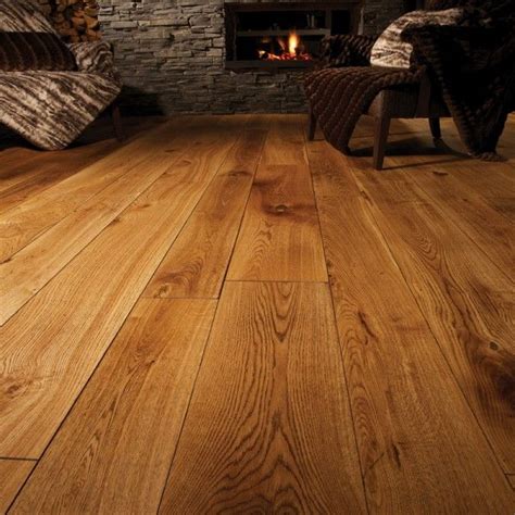 190mm Distressed Antique Light Brown Engineered Oak Wood Flooring 20