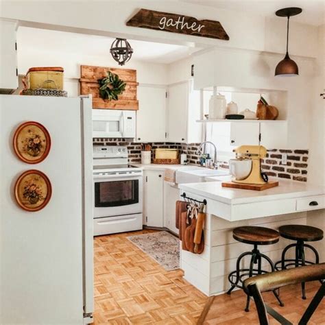 Adding glass to cabinet doors. Farmhouse Kitchen Makeover Idea DIY on a Budget | Diy ...