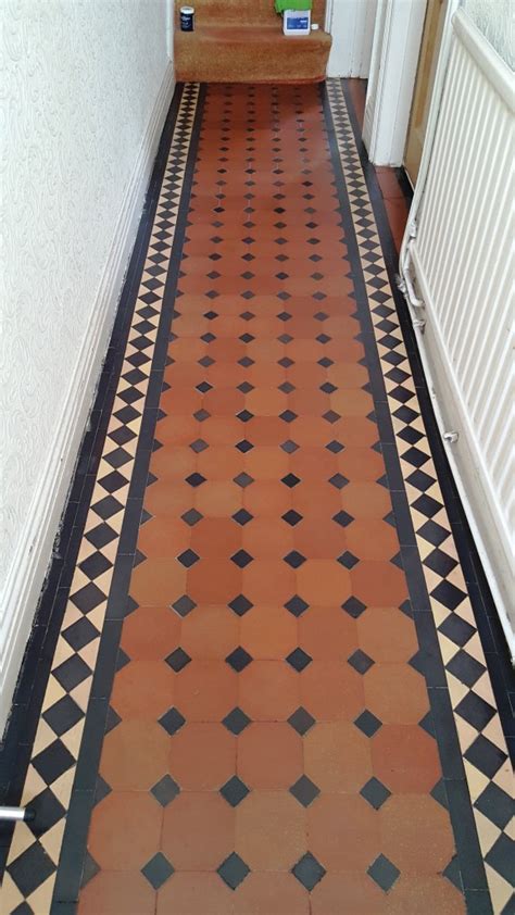 Original Victorian Tiled Hallway Thought Beyond Repair Rejuvenated In