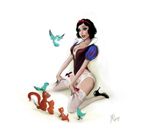 Sexy Disney Princess Pin Ups Snow White Bit Engine