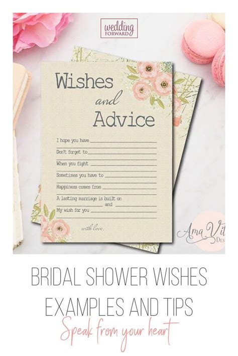 Bridal Shower Wishes Tips And Examples For Card Bridal Shower Wishes