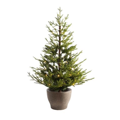 Oslo Potted 3ft Pre Lit Christmas Tree Ruxley Manor