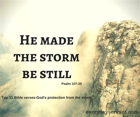 Top 11 Bible Verses Gods Protection From The Storm Everyday Servant
