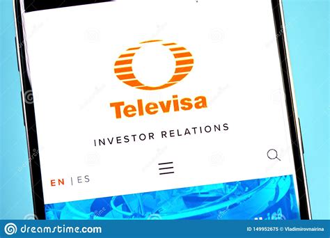 Berdyansk, Ukraine - 4 June 2019: Grupo Televisa Website Homepage. Grupo Televisa Logo Visible ...