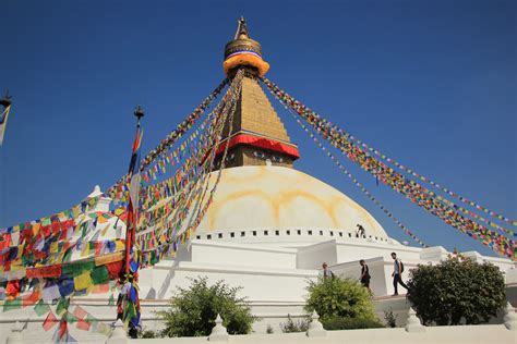 Gambar Bangunan Menara Tengara Tempat Beribadah Nepal Candi Stupa Boudhanath 5184x3456