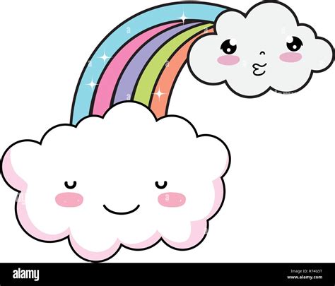 Kawaii Cute Cloud Drawing