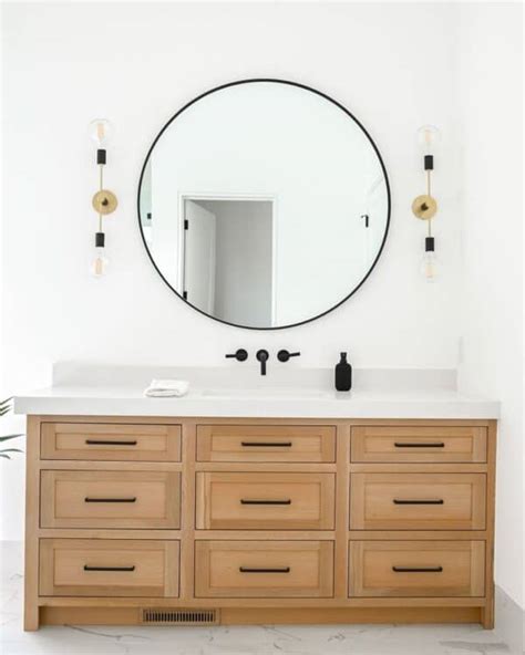 26 Natural Wood Bathroom Vanity Ideas For An Organic Look