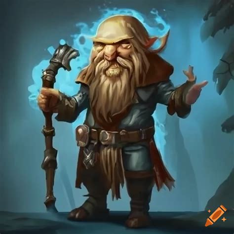 Gnome Wizard Character From Dungeons And Dragons