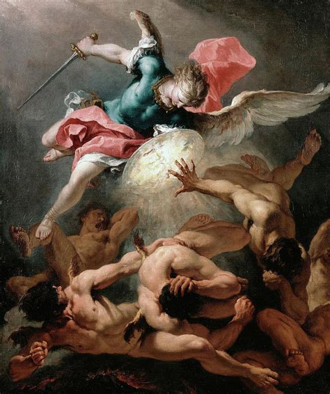 The Fall Of The Rebel Angels Painting By Sebastiano Ricci Pixels
