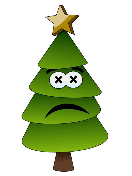 Royalty Free Sad Christmas Tree Clip Art Vector Images