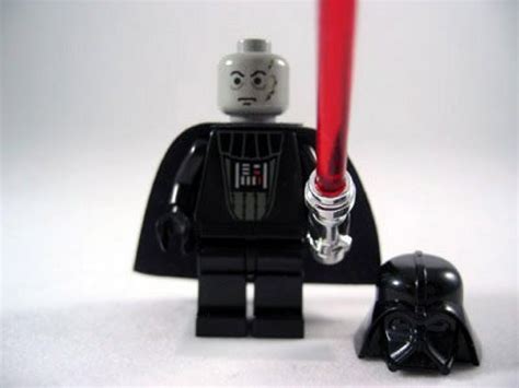 Lego Star Wars Original Darth Vader Minifig Mini Figure With Lightsaber