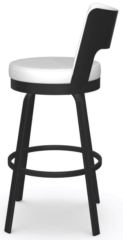 Bar Stools And Kitchen Counter Stools Black And White Swivel Barstool