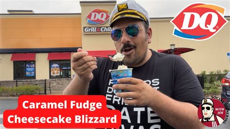 Dairy Queen Caramel Fudge Cheesecake DQ Blizzard Review YouTube