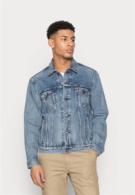 levi s® the trucker jacket jeansjacke skyline trucker blue denim zalando ch