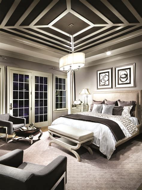 Add Drama To Your Master Bedroom With A High Contrast Monochromatic