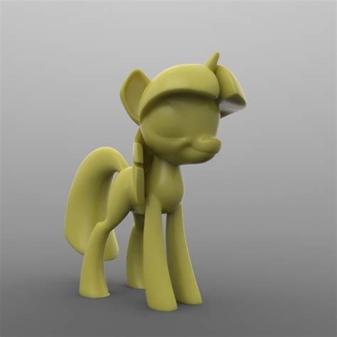 3d Printable My Little Pony By Edgar Monroy