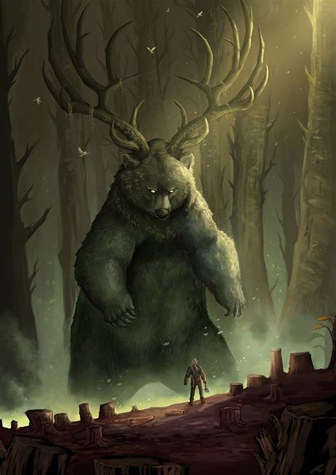 Fantasy Creatures Art Forest Creatures Mythical Creatures Art