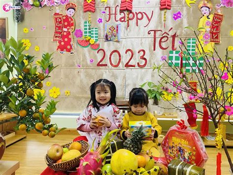 Chủ đề " Tết và mùa xuân" Tại trường MN Shining Star - Trường Mầm Non