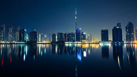 1920x1080 Dubai Skyscrapers Emirates Uae Night 5k Laptop Full Hd 1080p
