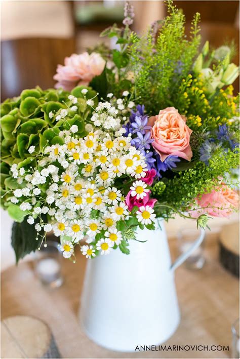 Wild Flower Arrangement Wasingpark Floralcentrepiece Weddingflowers