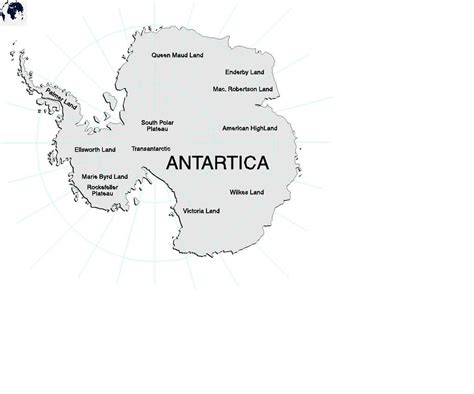 Blank Political Map Of Antarctica Blank World Map