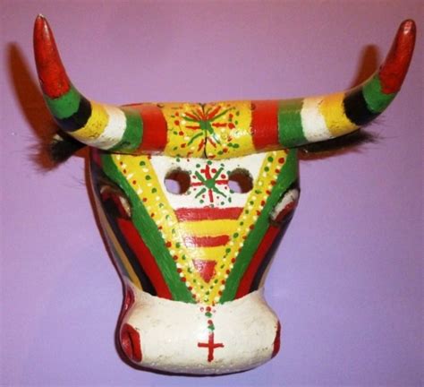 Toritobull Mask Dance Mask From The Western Highlands Of Guatemala
