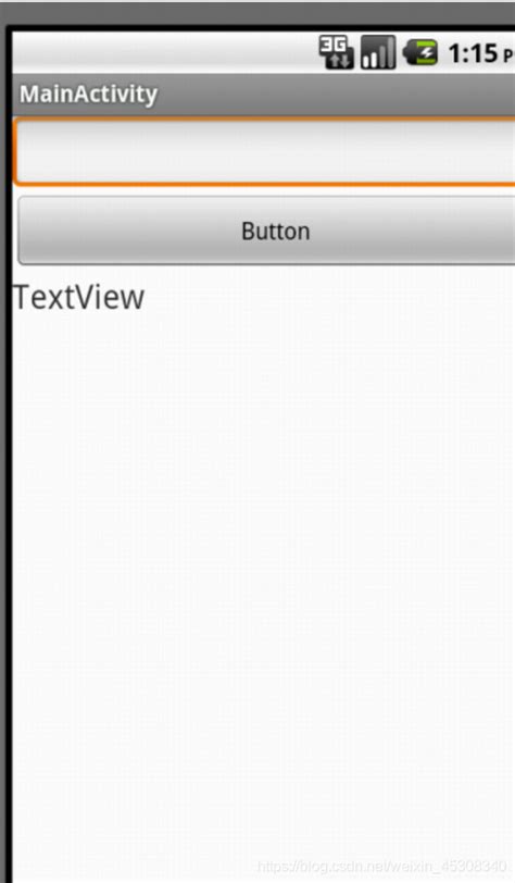 Android 在textview中显示edittext通过button按键更改textview的文字及变大 Csdn博客