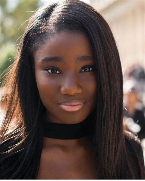 Beautiful Dark Skinned Women Beautiful Young Lady Gorgeous Women Maquillage Black Dark Skin